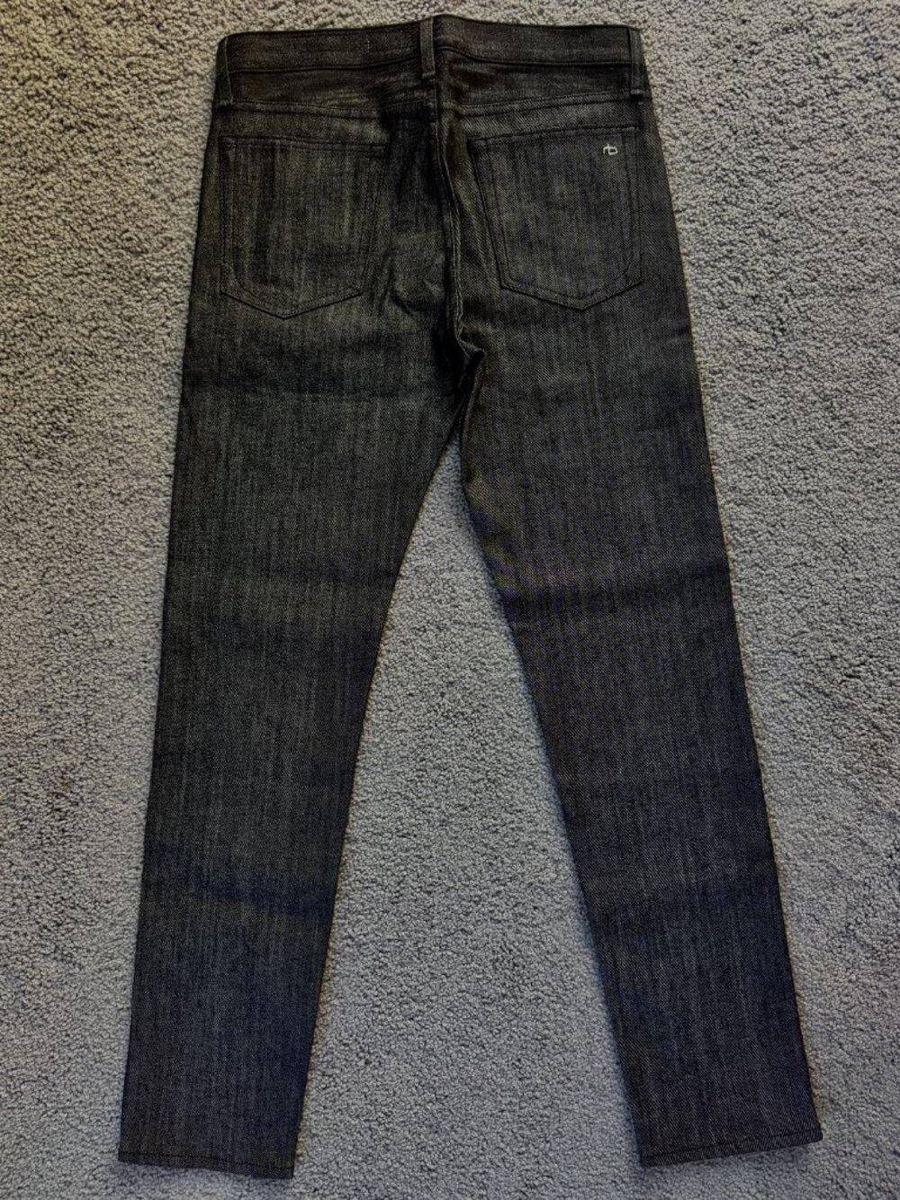 Rag & Bone Fit 2 Japanese Kaihara denim Men's Sz. W31-L32 Black-New Without Tags - Picture 8 of 14